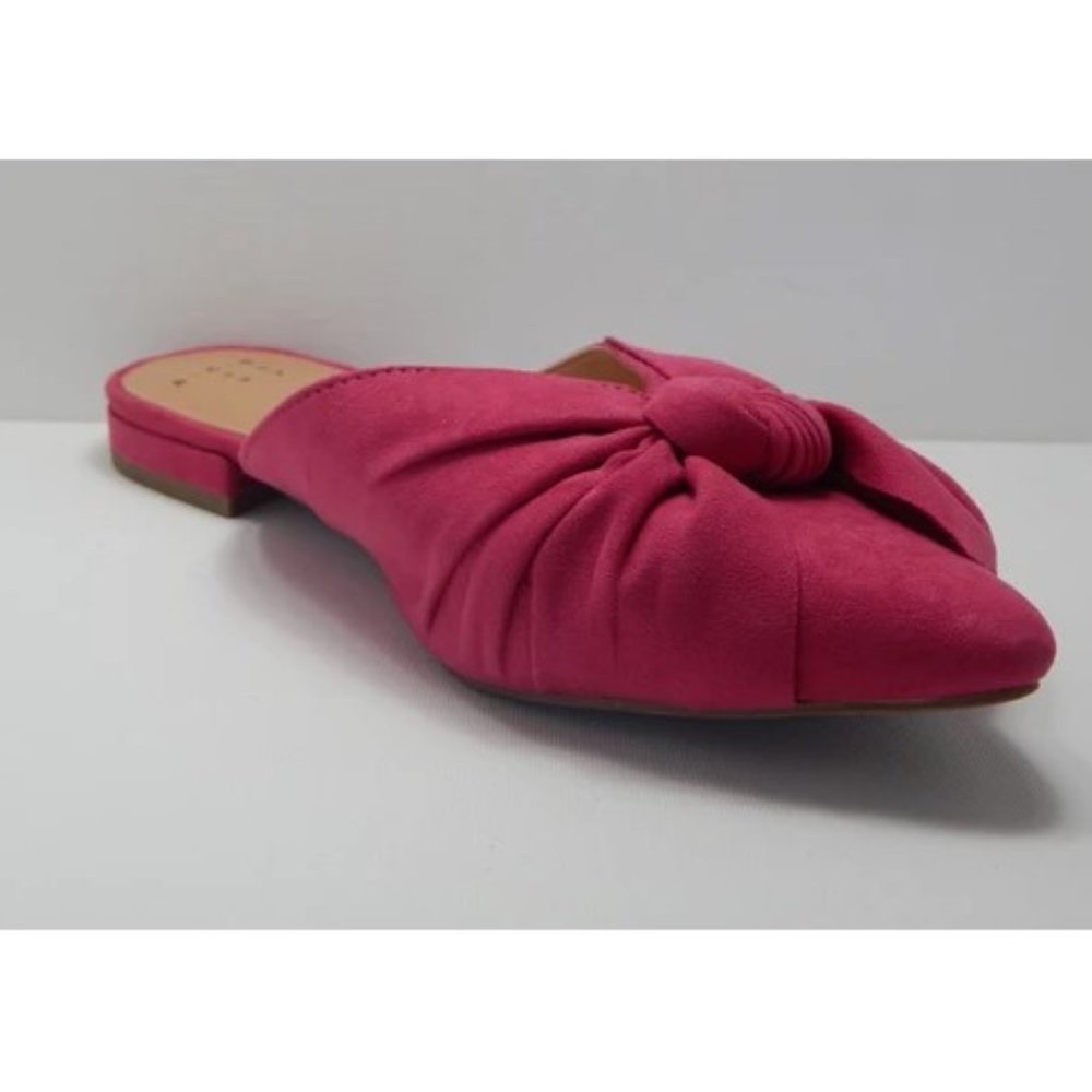 A New Day Women's Pink Beth Bow Mules